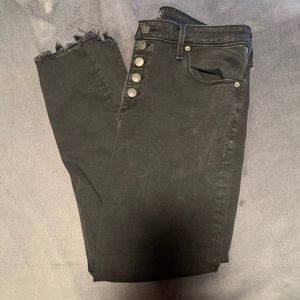 Abercrombie and Fitch High Waisted Ankle Jeans